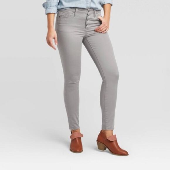 High-Rise Womens Jeans Size 24 Fly Button Skinny NWT Universal Thread - Picture 1 of 8